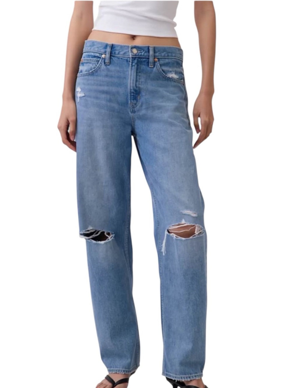 GAP Highrise Barrel Jean